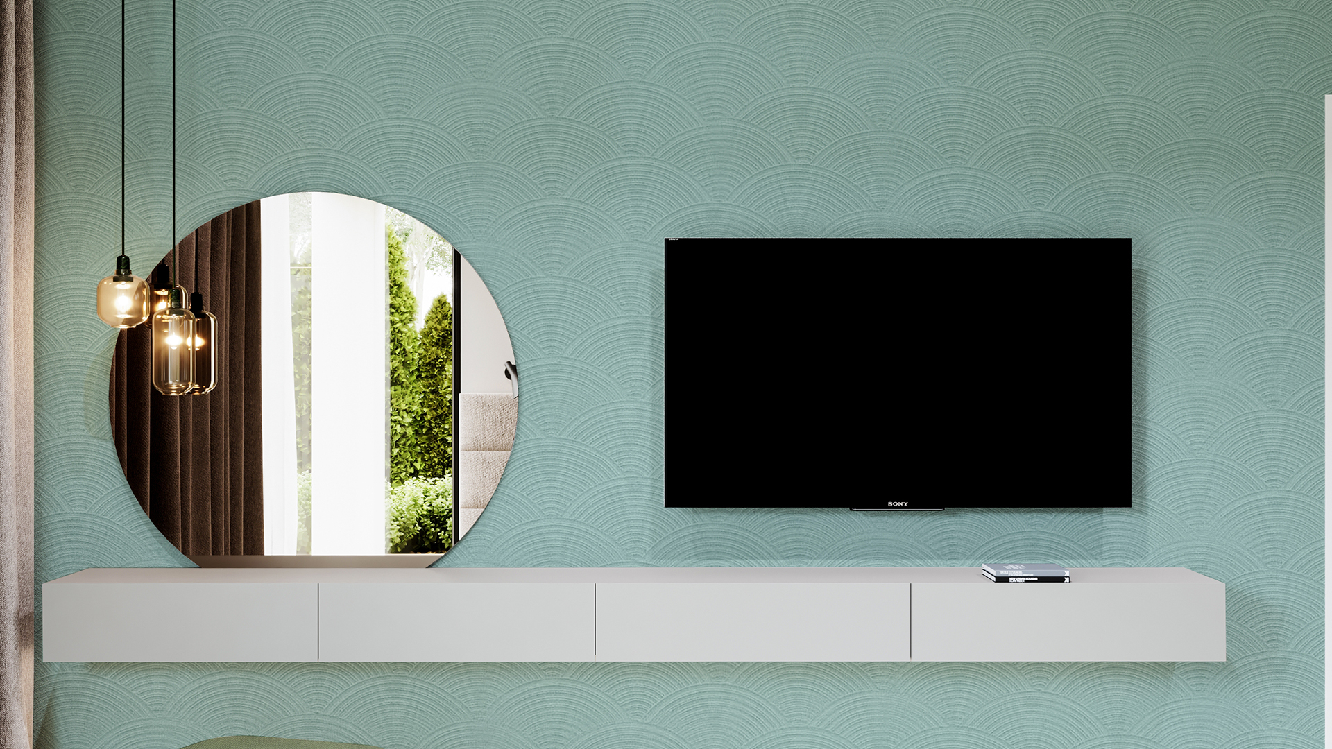 硅藻泥电视背景墙装修技巧及注意事项