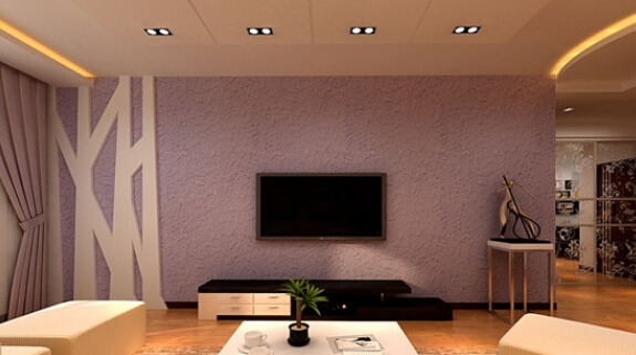 硅藻泥3d电视墙效果图
